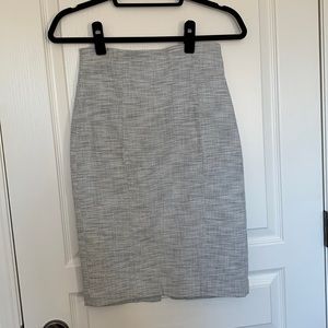 Banana Republic grey tweed skirt